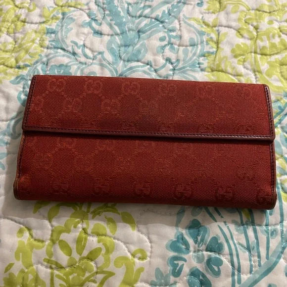 Gucci GG Horsebit Wallet Long Red - Picture 4 of 16
